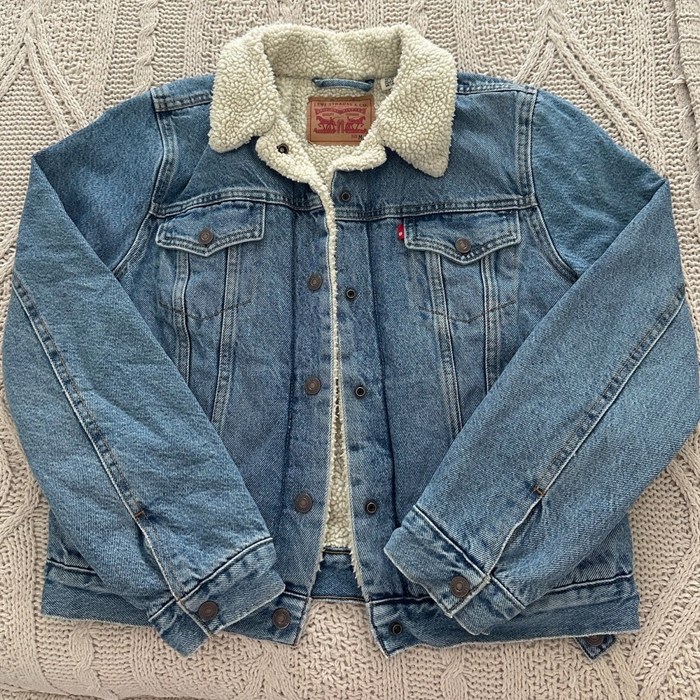 Levi’s Trucker Sherpa Lined Denim Jacket